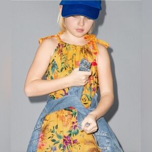 ZIMMERMANN Kids Tropicana Cotton Playsuit Size 6